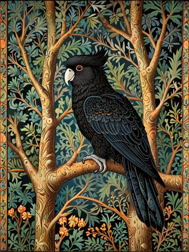 William Morris Cockatoo 3