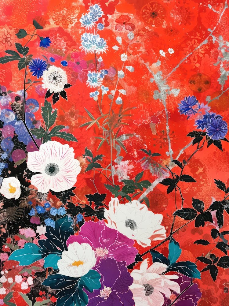Hokusai Great Japan Botanical Japanese 19