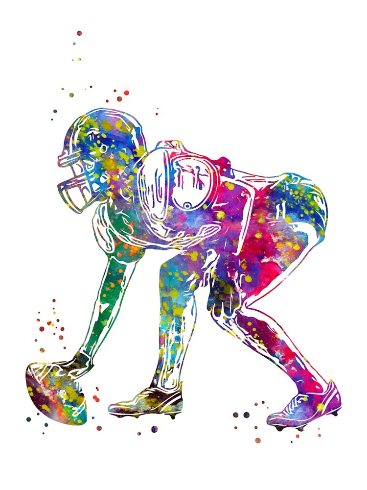 American Football Player Girl 1