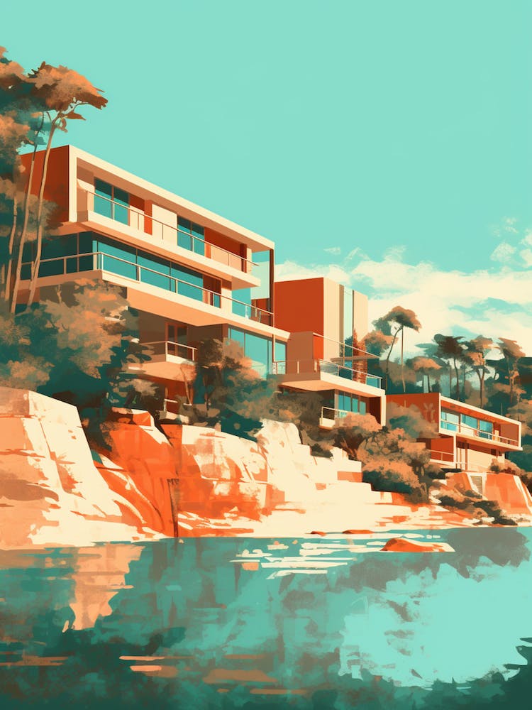 Hyams Beach Australia Abstract Orange Hues 2