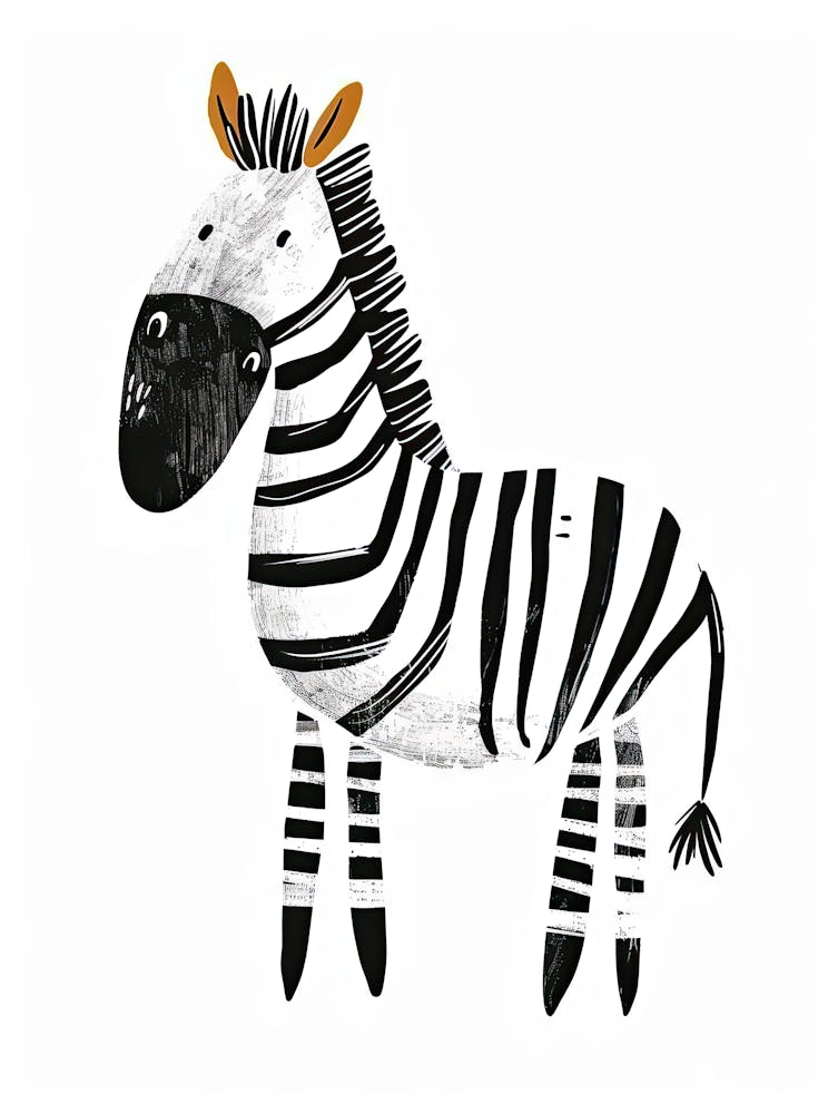 Black And White Joy Children Prints & Kids Posters