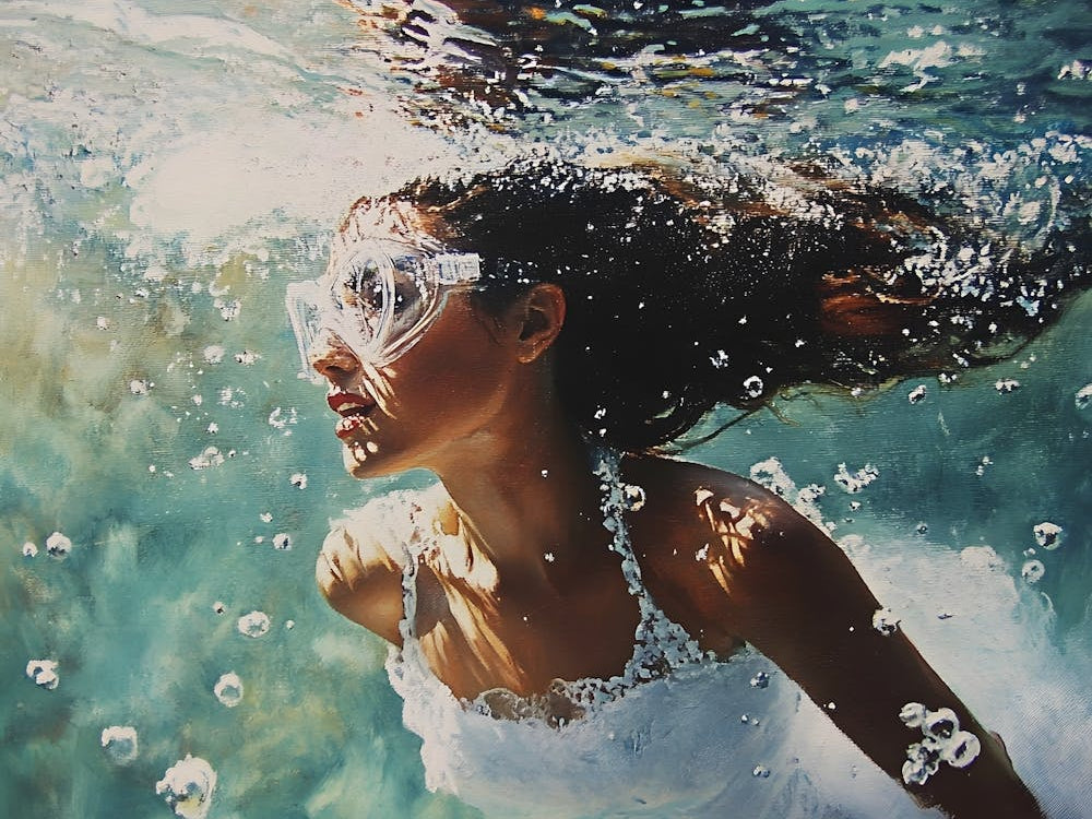 Woman Swimming 1