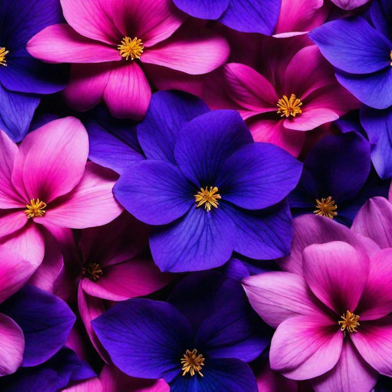 Purple And Pink Flowers