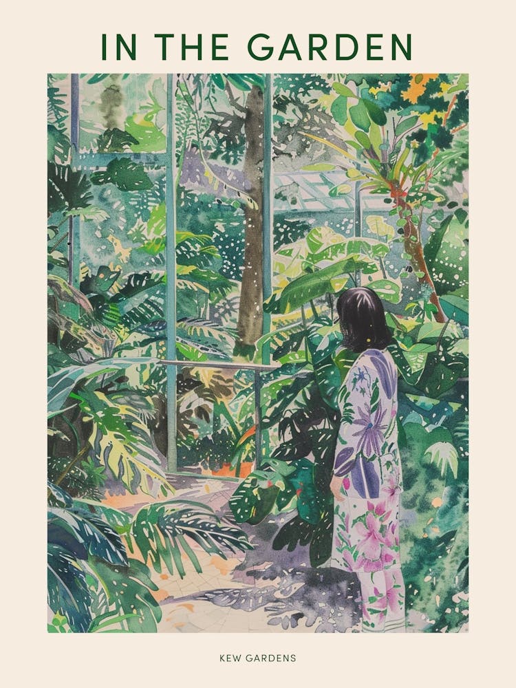In The Garden Poster Kew Gardens England 2