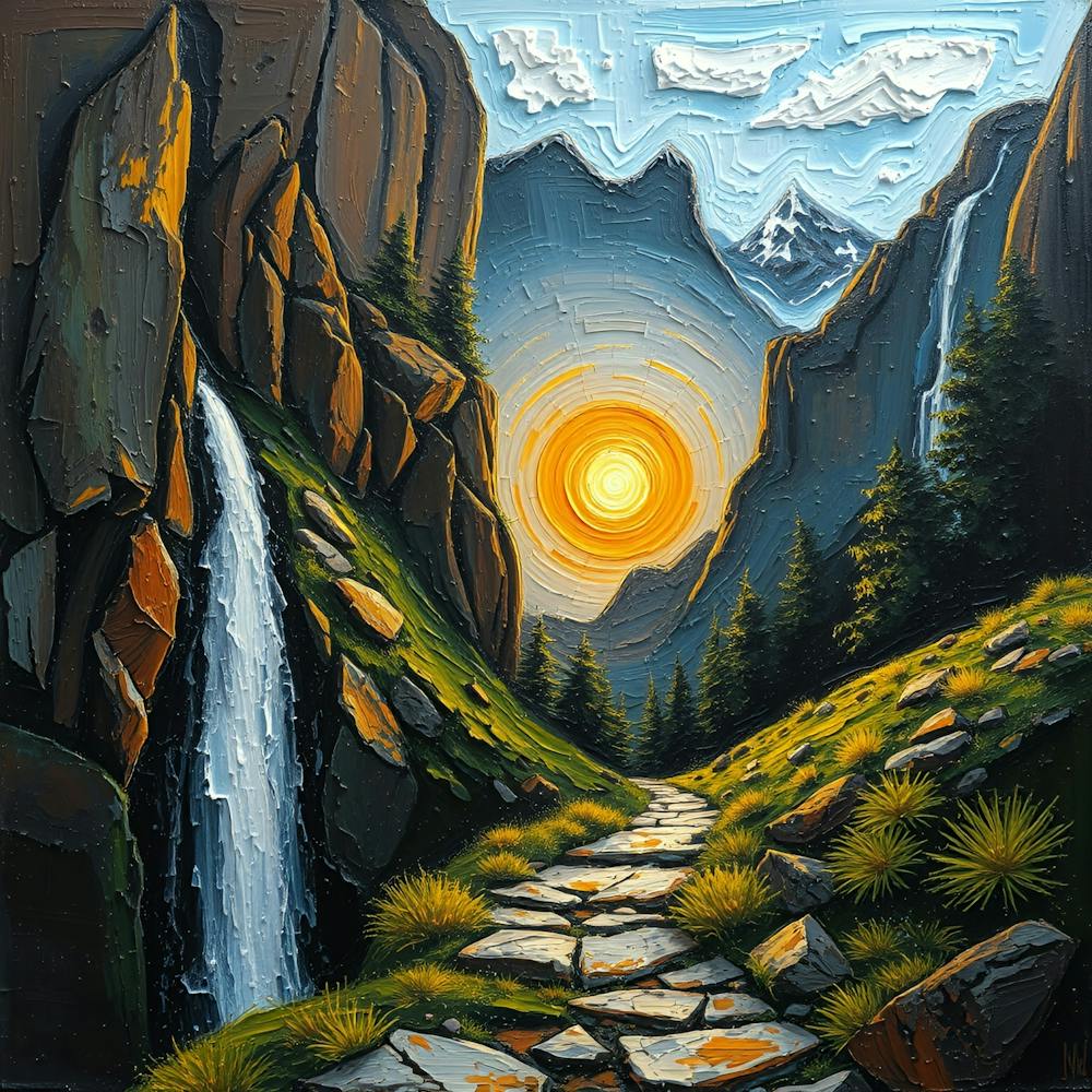 Yosemite Waterfall 1