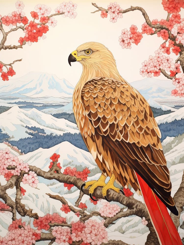 Bird Illustration Golden Eagle 1