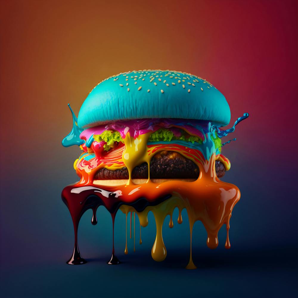 Colorful Burger