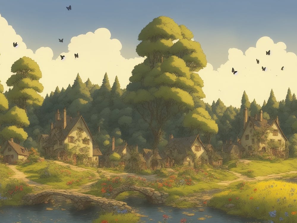 Village On A Hill
