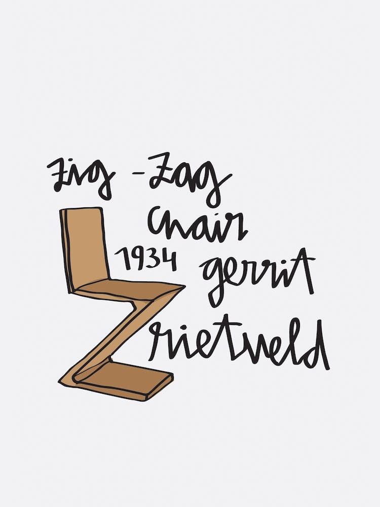 Zig Zag Rietveld Chair