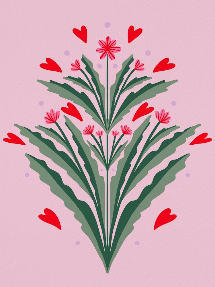 Hearts And Flowers