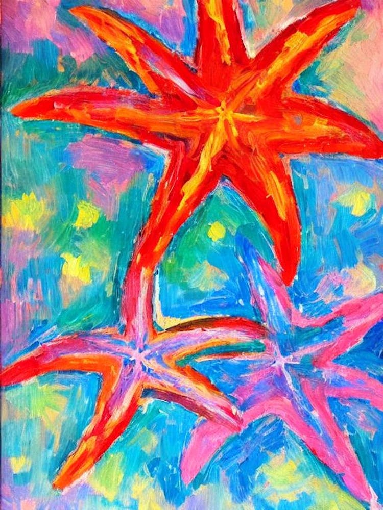 Starfish II Matisse Inspired