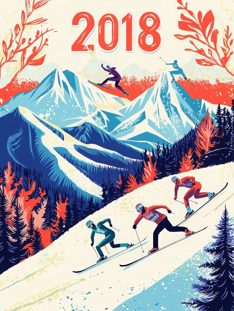 Aihrgdesign A Vibrant Sports Poster For The 2018 Winter Olymp 5015a4e4 3cb5 4e15 Ae5d 8020c3549a30 3