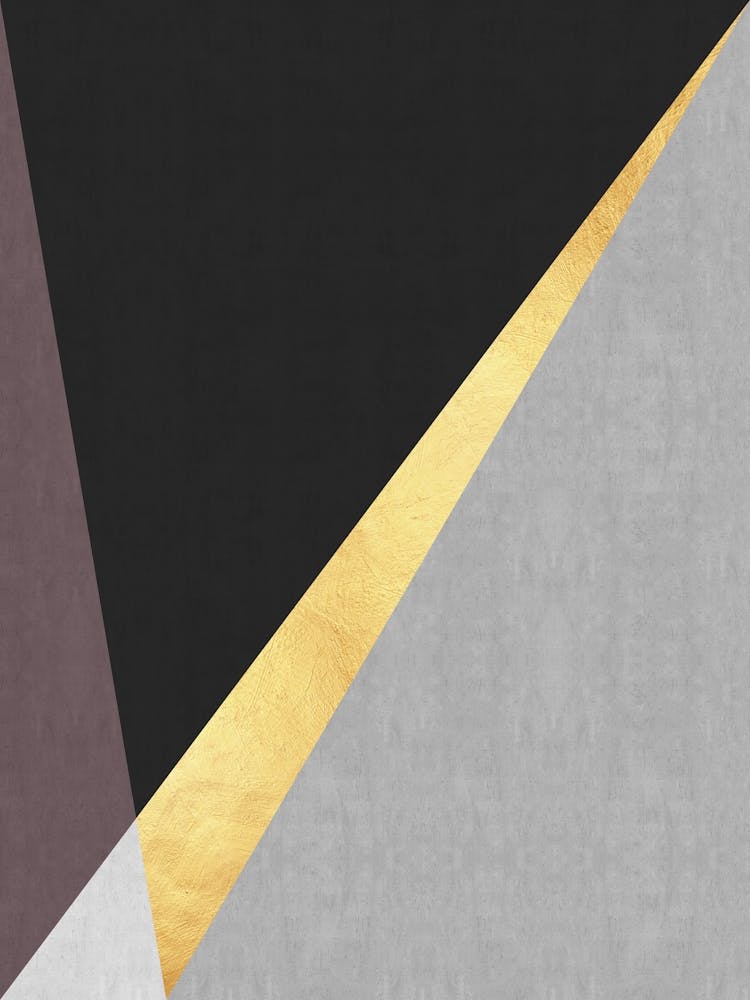 Golden geometric stroke 1