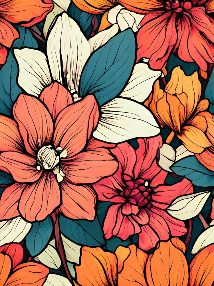 Seamless Floral Pattern 17