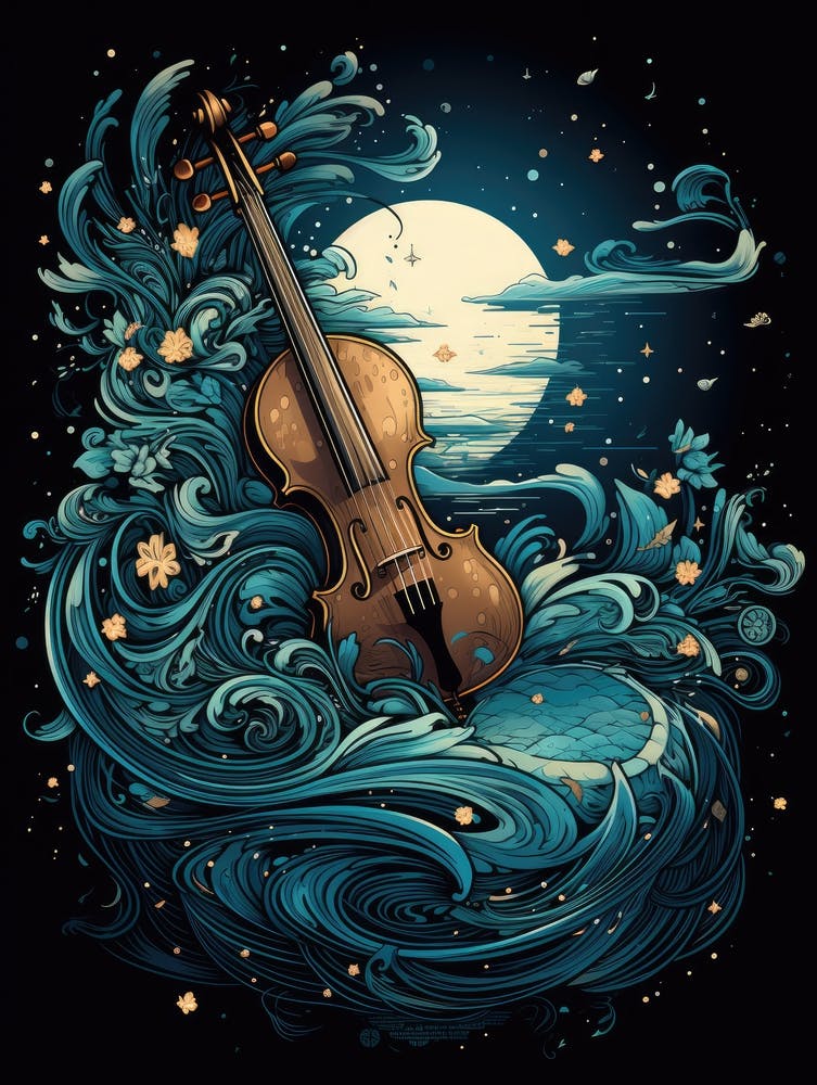 Violin In The Sea