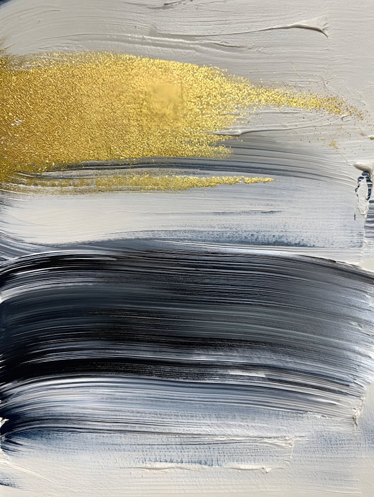 Golden Horizons – A Bold Abstract Expression
