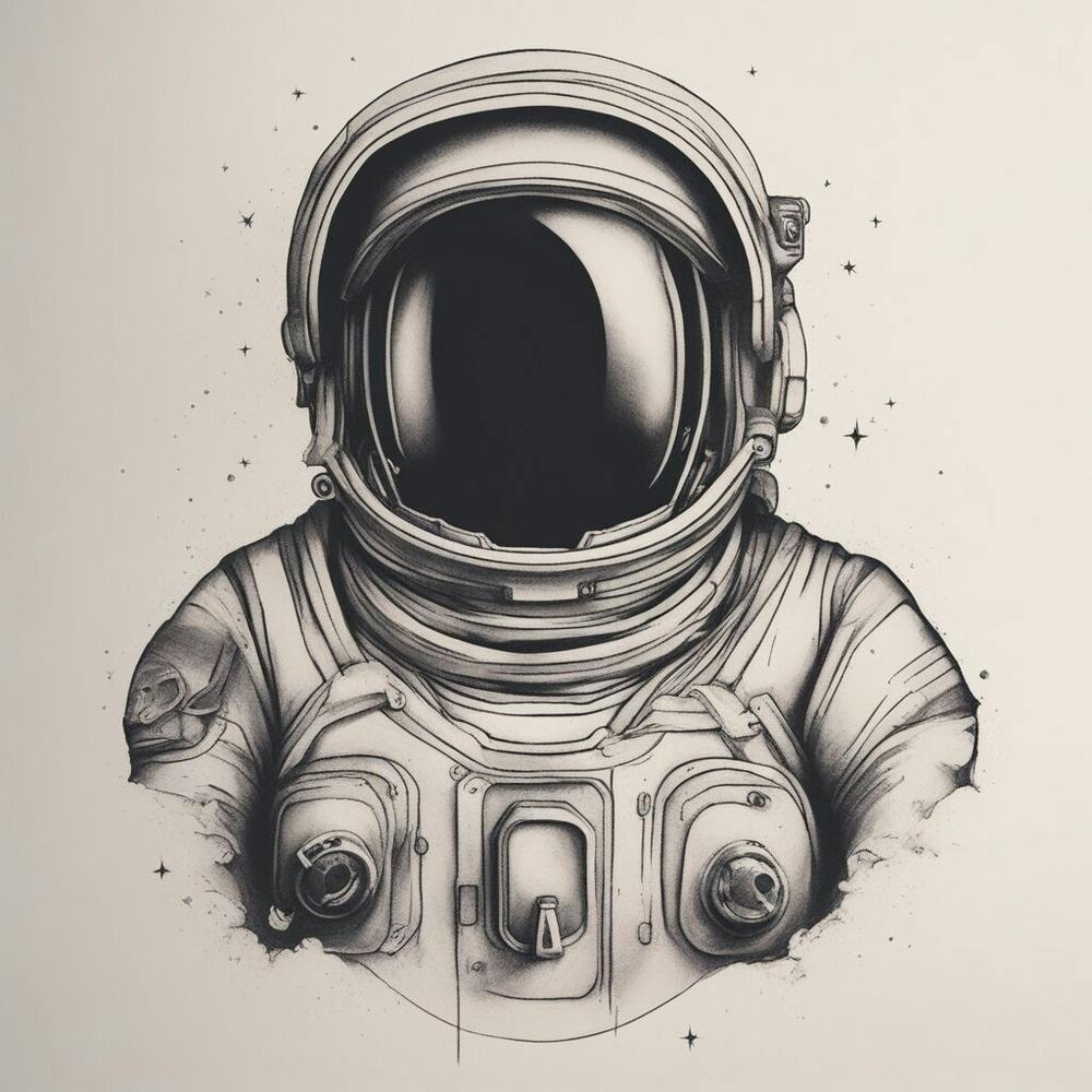 Astronaut print