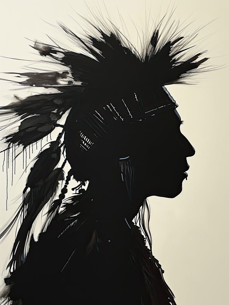 Quiétude Kickapoo ; Une Étude sur le Minimalisme ! Art Amérindien