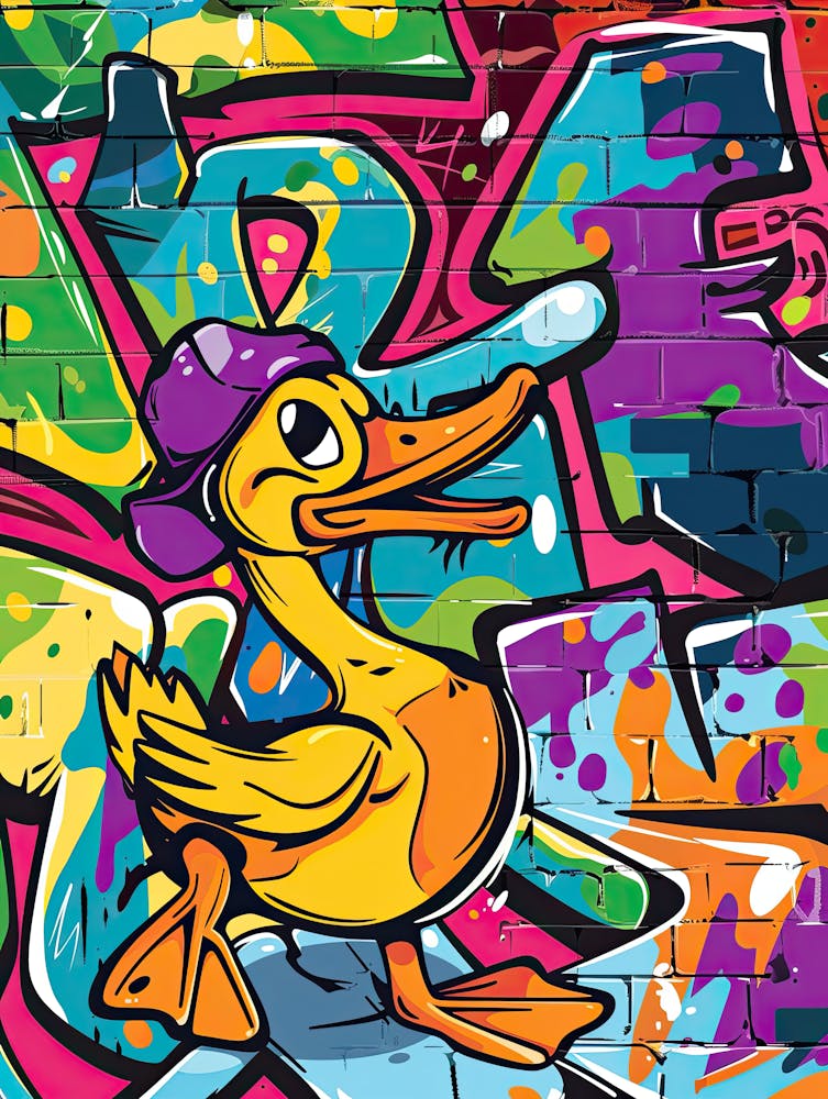 Graffiti Duck