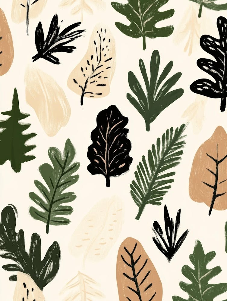 Autumn Leaves Seamless Pattern 13
