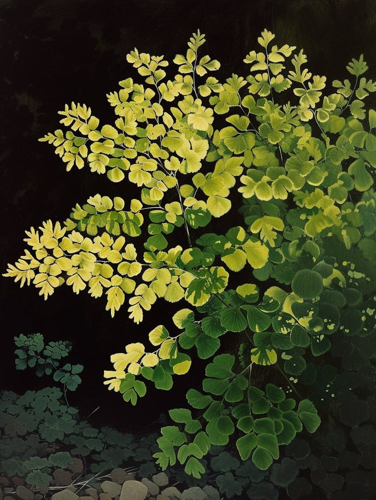 Maidenhair Fern Painting 3