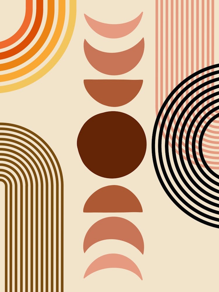 Abstraktes Geometrisches Muster 3