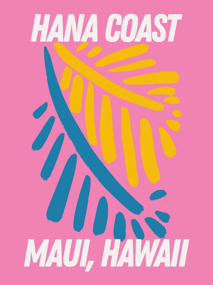 Maui Tropical Abstract