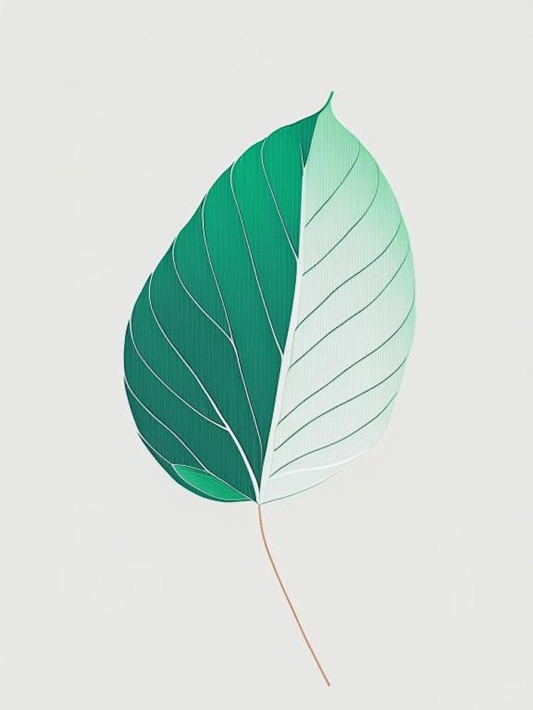 Mint Leaf Abstract 1