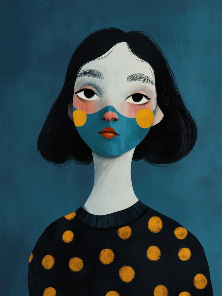 Girl With Mask