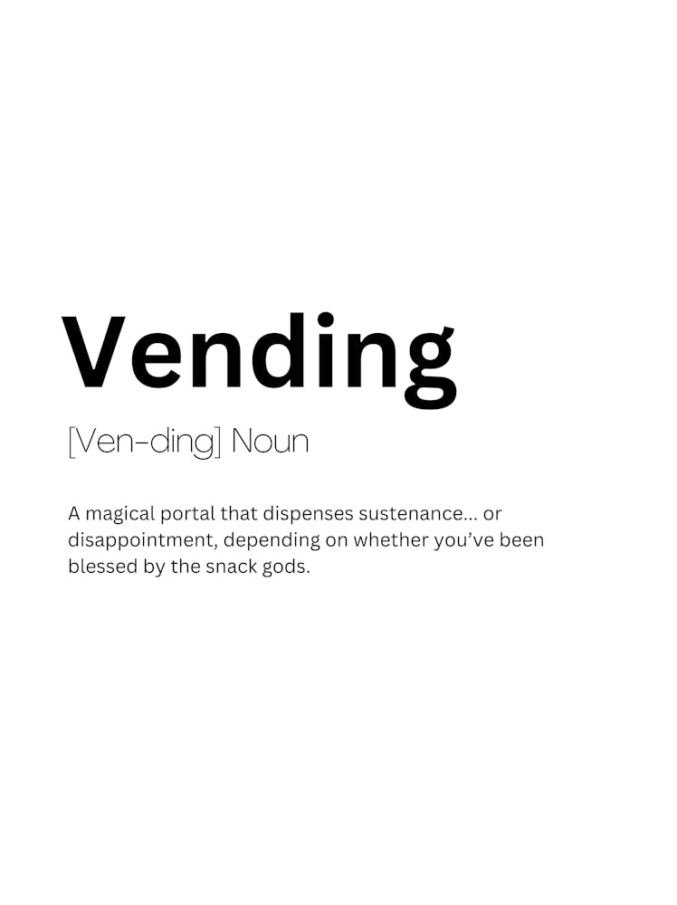 Vending Definition Meaning
