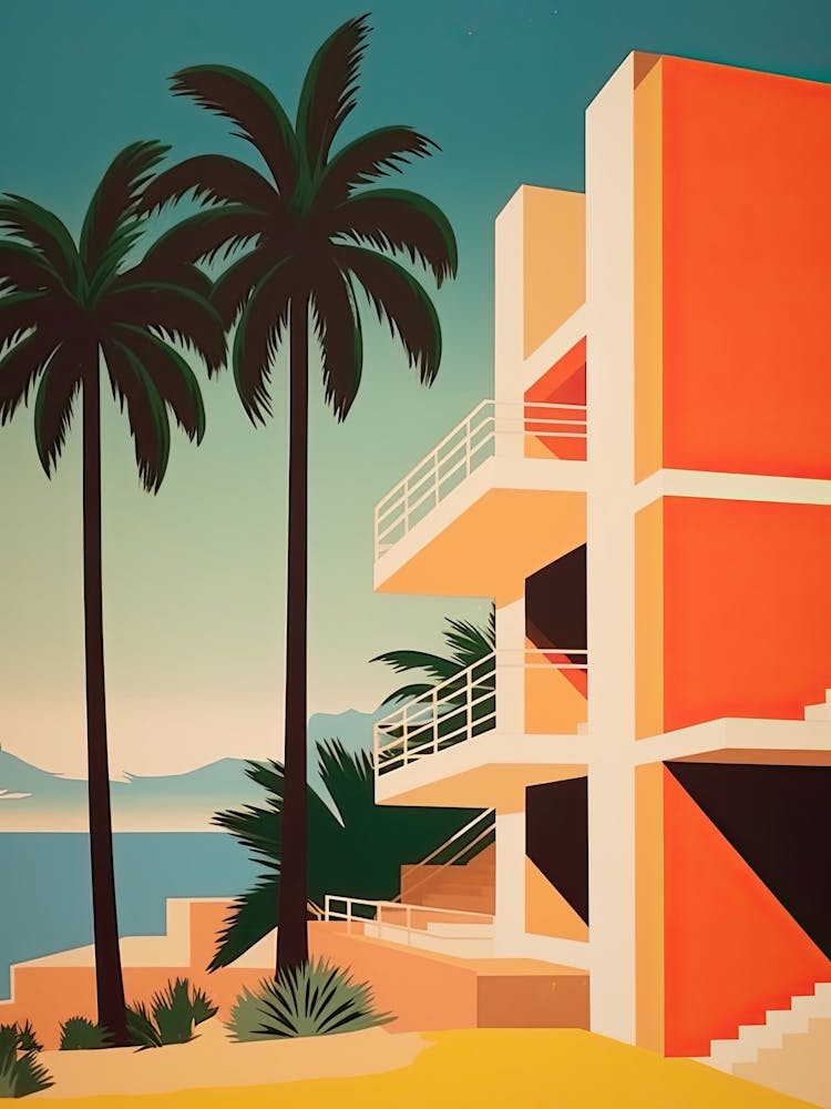 Acapulco, Mexico, Bold Outlines 1