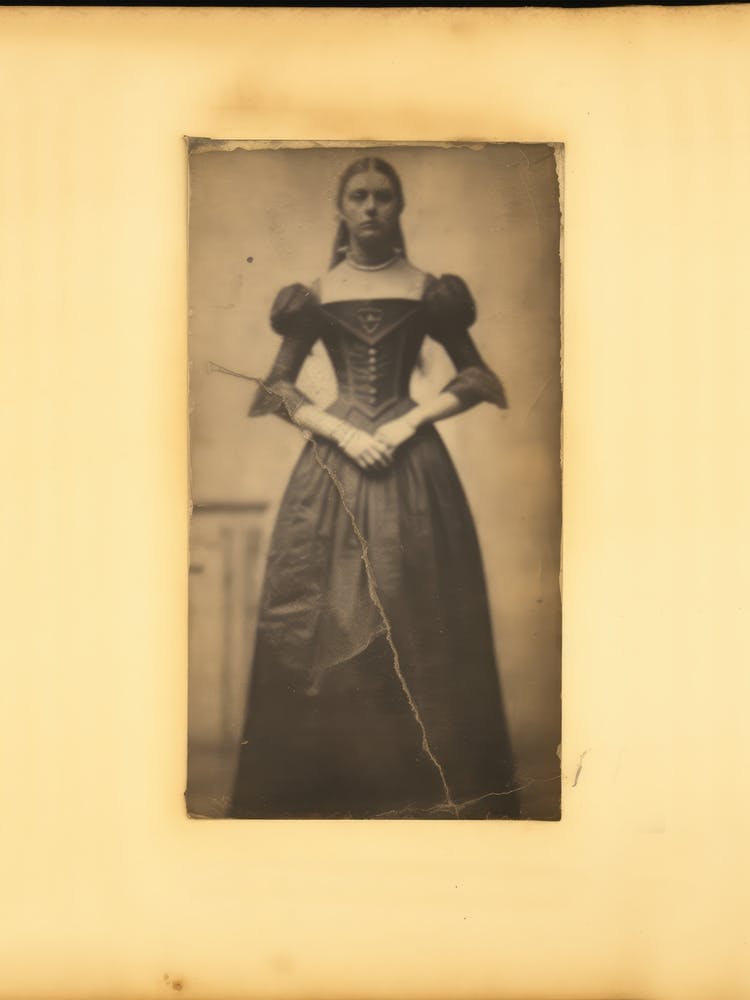 Antique Photograph Of Woman