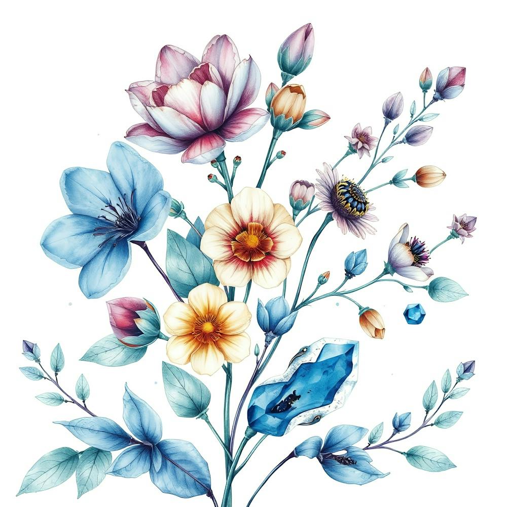 Watercolor Flowers 11