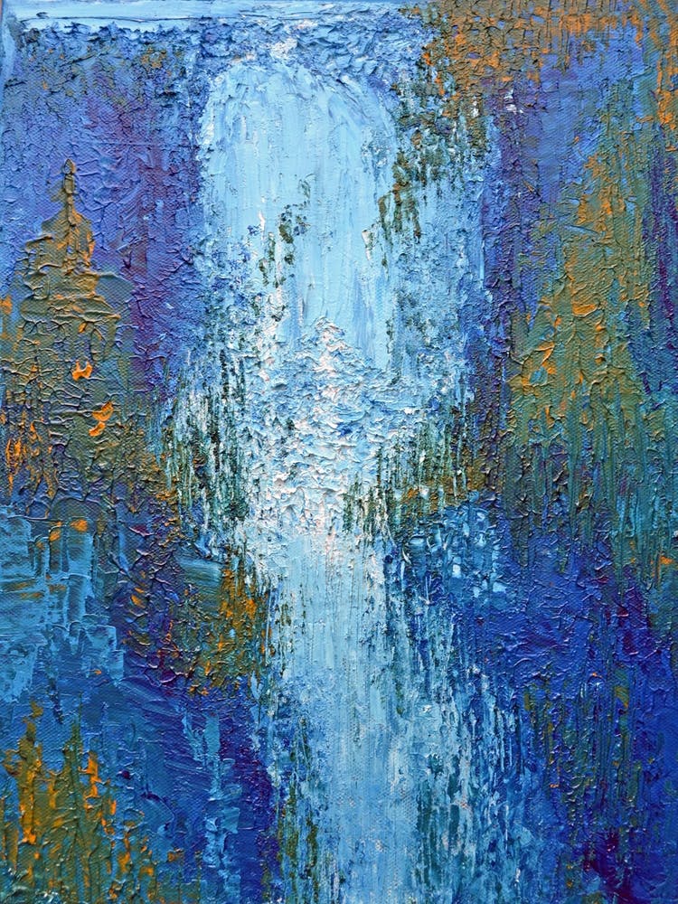 Abstract Waterfall