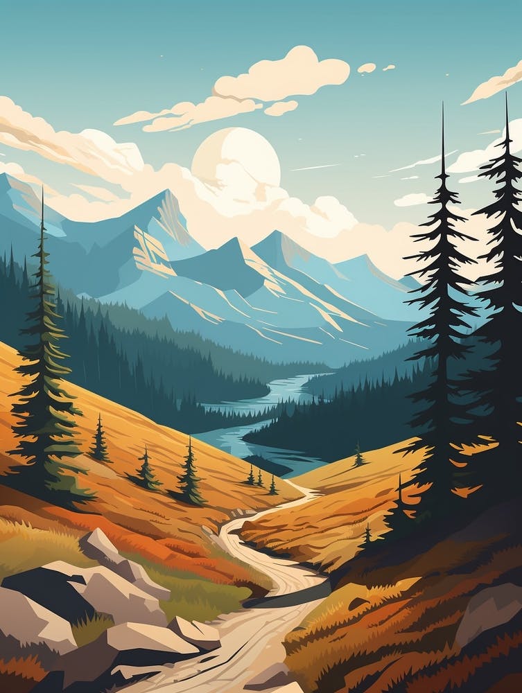 Chilkoot Trail Canada 1 Hiking Trail Landscape