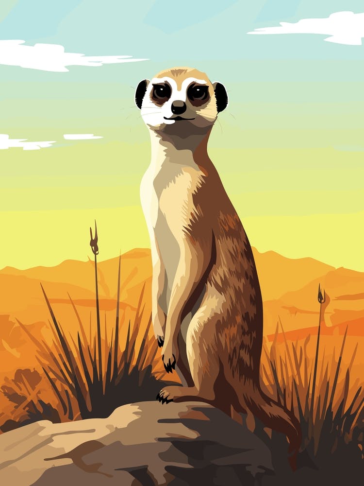 Meerkat in Savana 1
