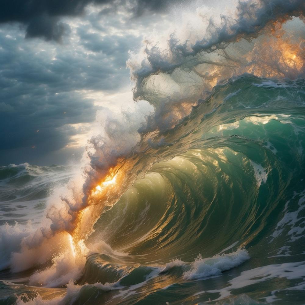 Ocean Wave in Trouble