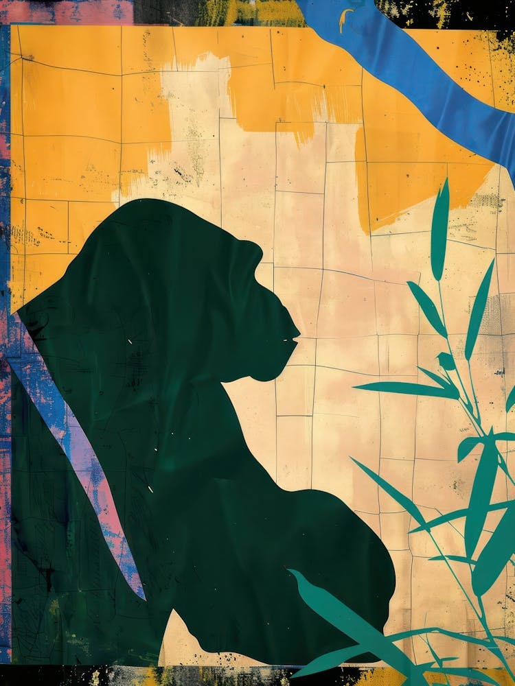 Gorilla 1 Cut Out Collage