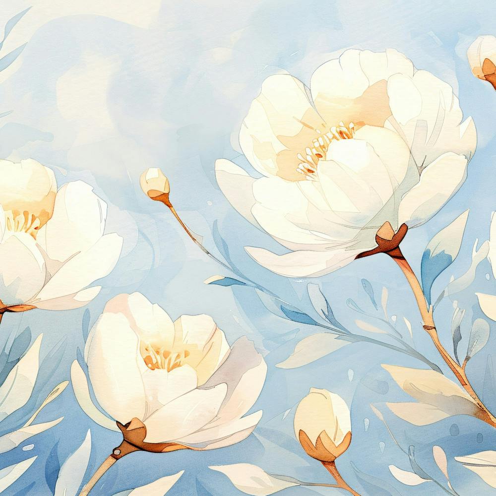 White Peonies 1