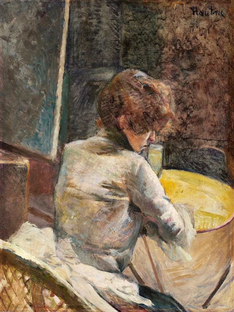 Waiting , Henri de Toulouse-Lautrec