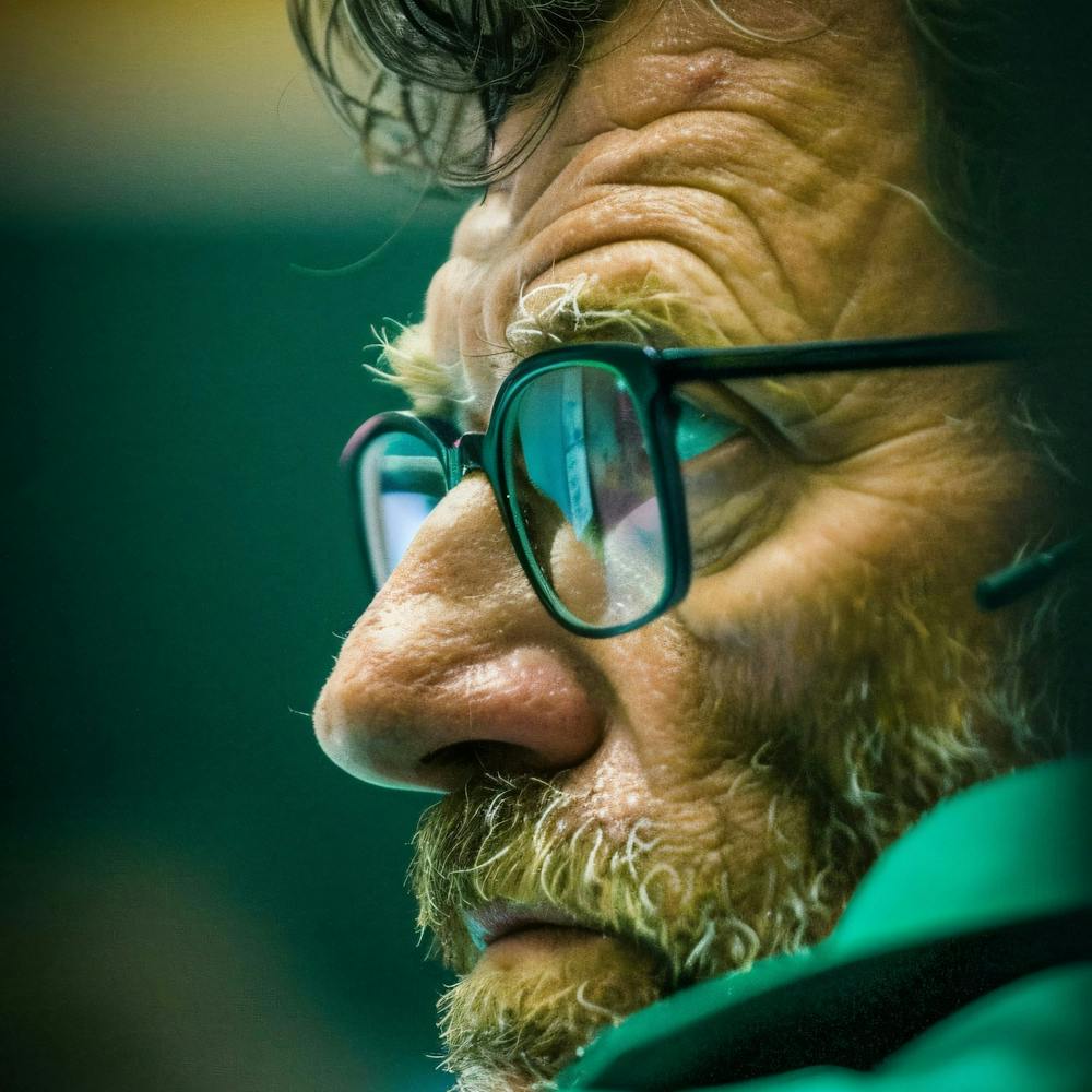 Portrait Of A Man With Glasses 3