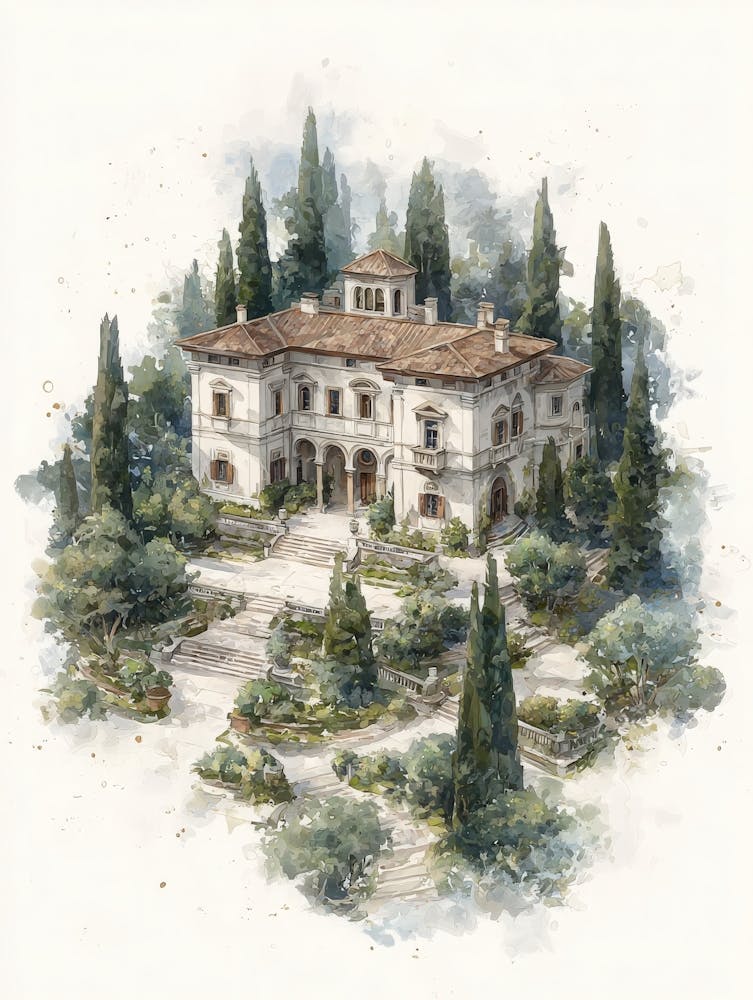 Aihrgdesign Isolated Watercolor Painting Of Italian Renaissan 5f7fe52d Ead6 4cd3 883b Acce8d203d55 0