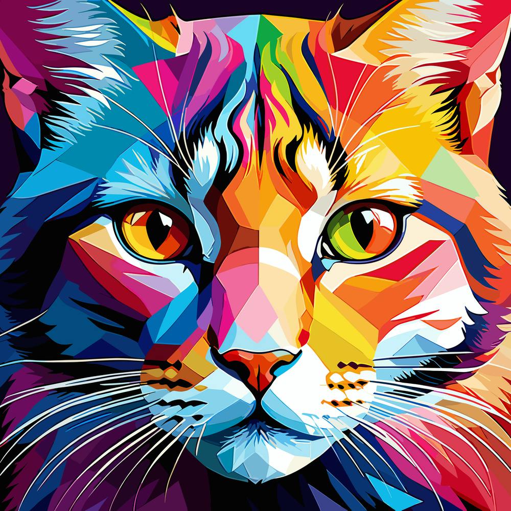Colorful Cat