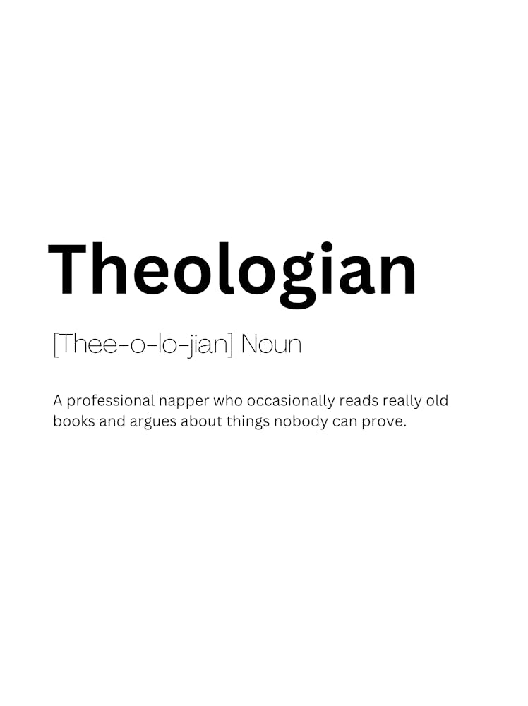 Theologian Definition Meaning