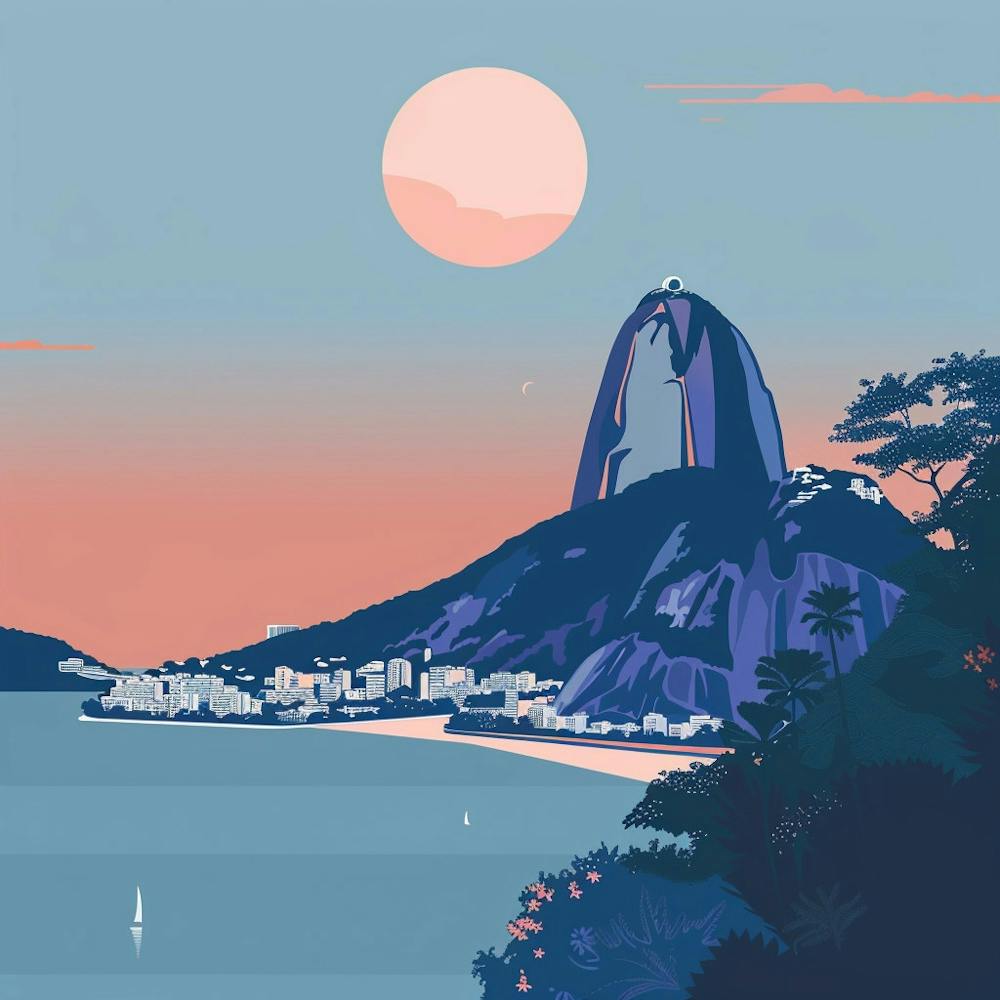 A Sugarloaf Mountain In Rio De Janeiro Minimal I 1719996239 2