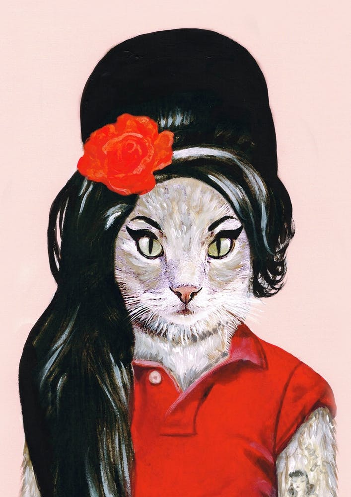 Amy Winehouse Cat