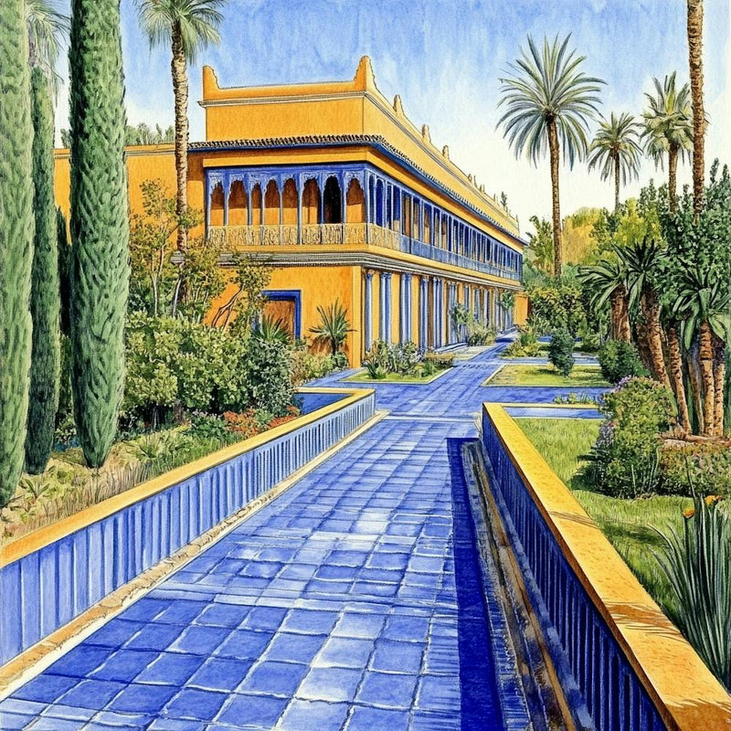 Palast von Medina Kunst