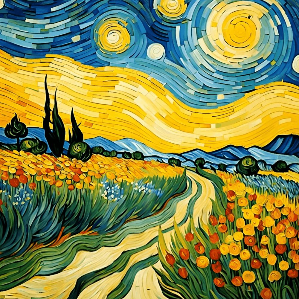 Starry Night themed art
