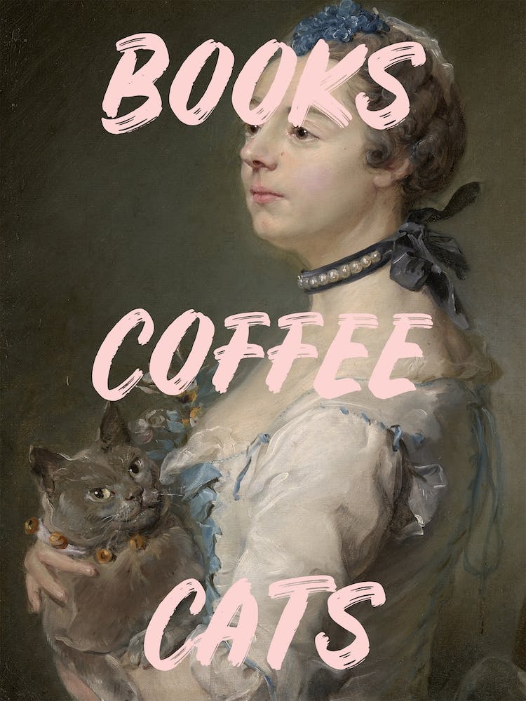 Books Coffee Cats