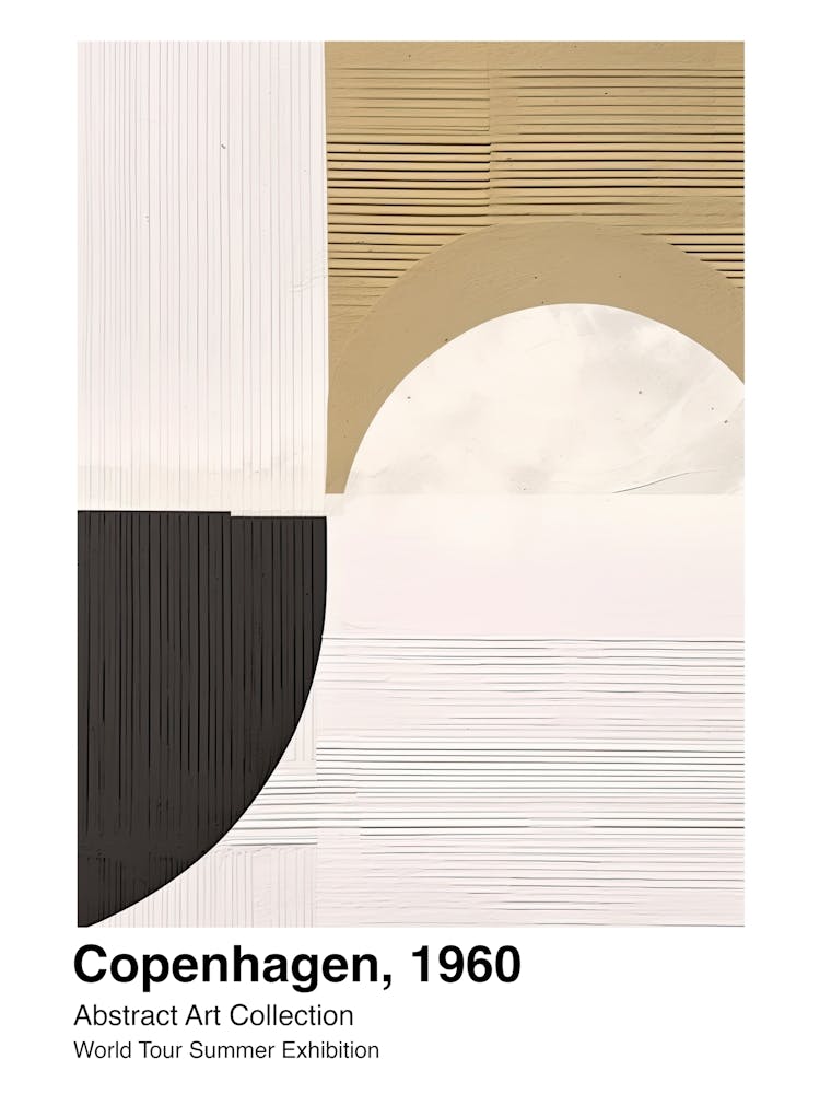 World Tour Exhibition, Abstract Art, Copenhagen, 1960 14